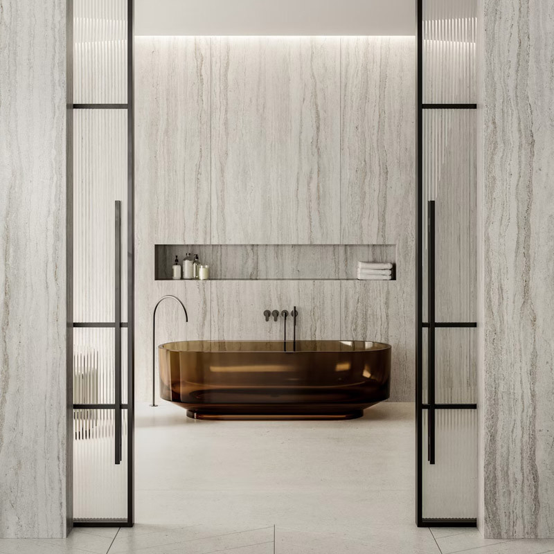 Plan de travail cuisine et salle de bain en céramique Dekton® sur mesure pietraEdition Trevi